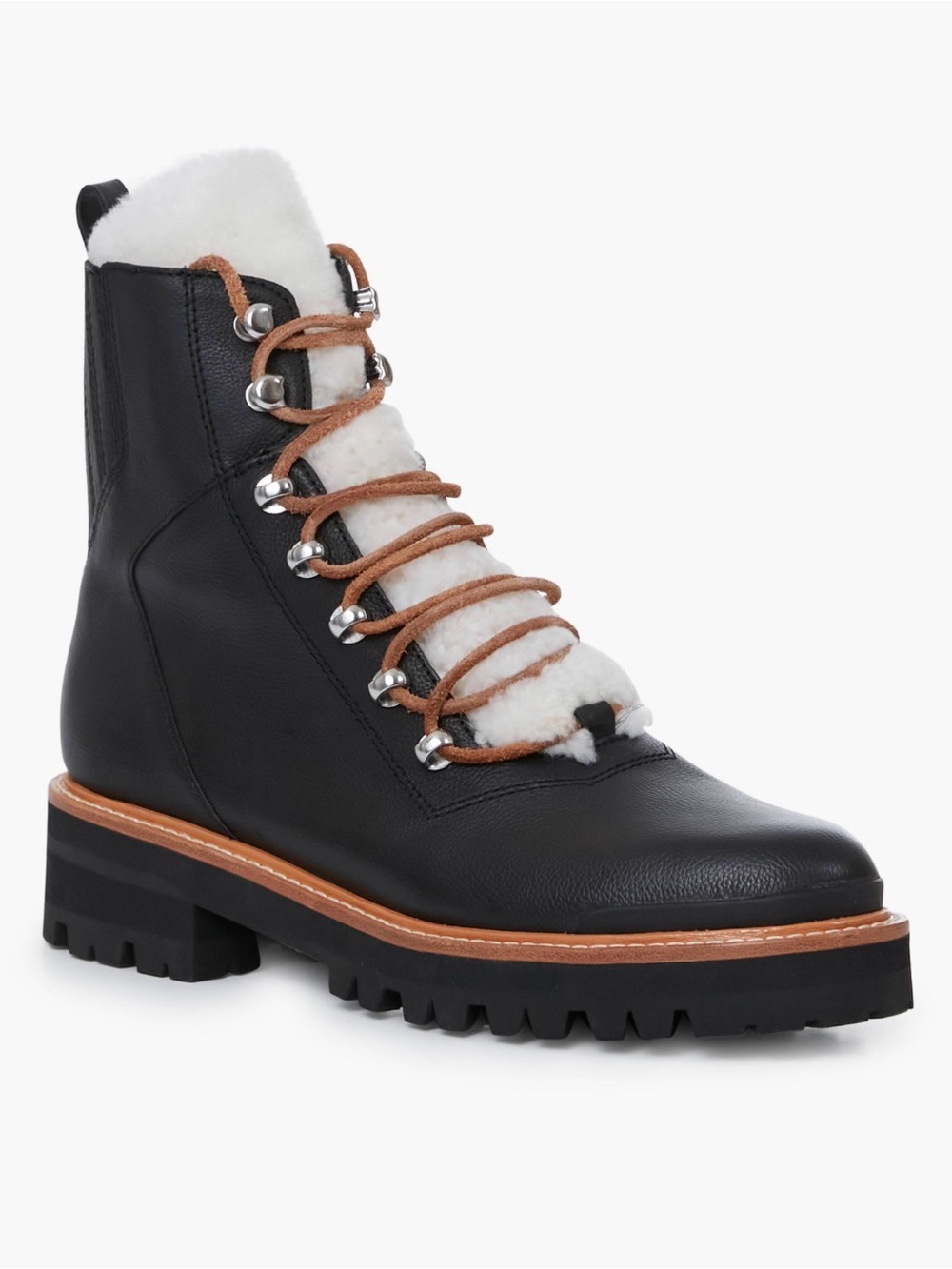 Marc Fisher LTD Izzie Genuine Shearling Lug Sole Boot